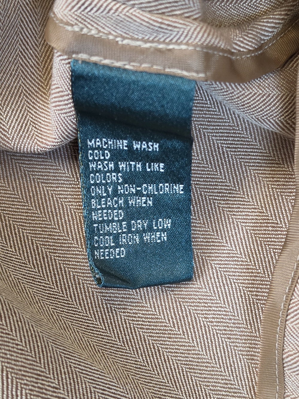 Vintg Lauren Ralph Lauren Military Flight Utiliy Jacket Womens L Tan Silk-Cotton - Picture 13 of 13